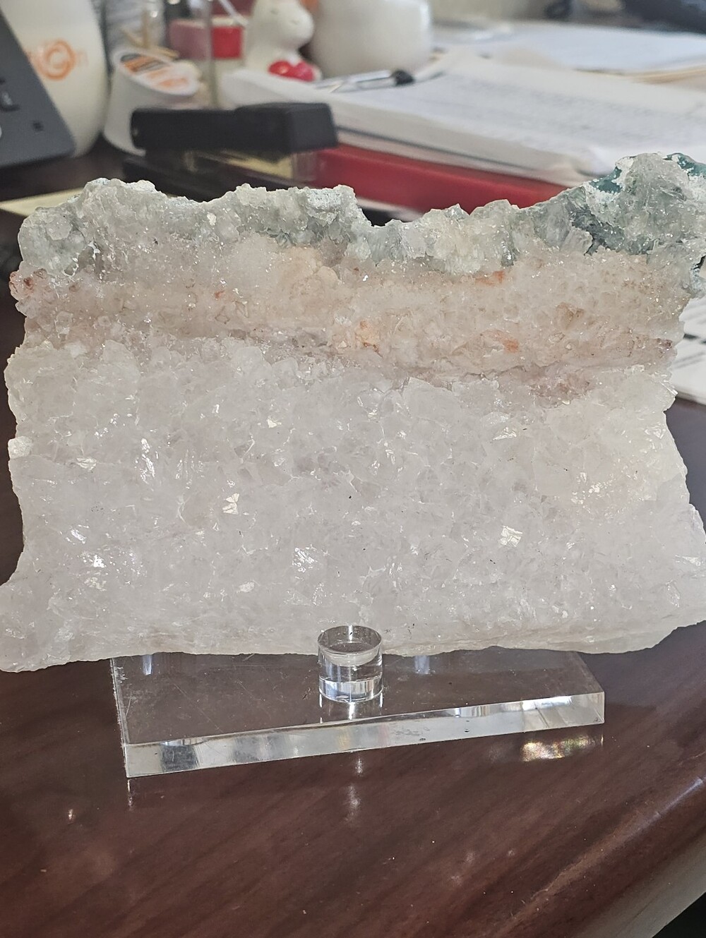 Quartz With Hematite And Chlorite
